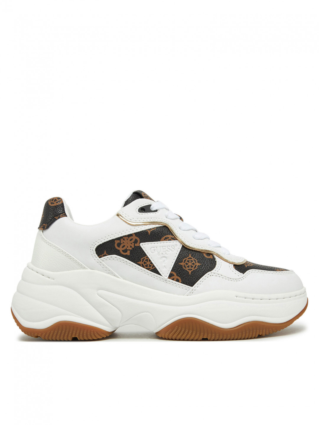 Guess Sneakersy FLPHAP FAL12 Bílá